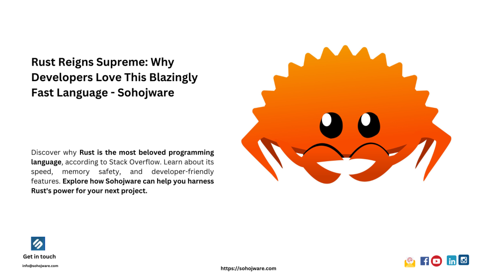 Rust Reigns Supreme: Why Developers Love This Blazingly Fast Language - Sohojware