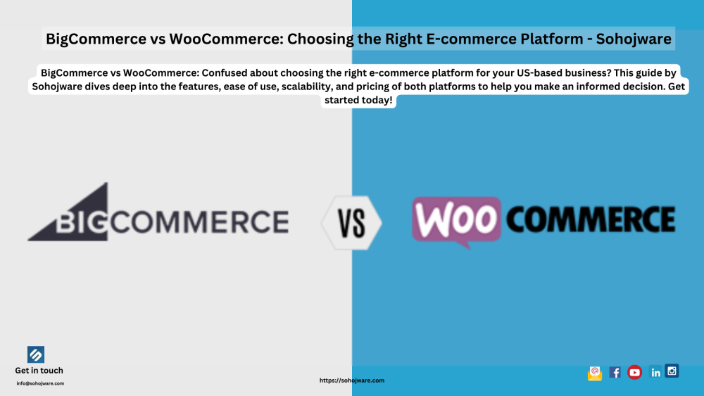 BigCommerce vs WooCommerce: Choosing the Right E-commerce Platform - Sohojware