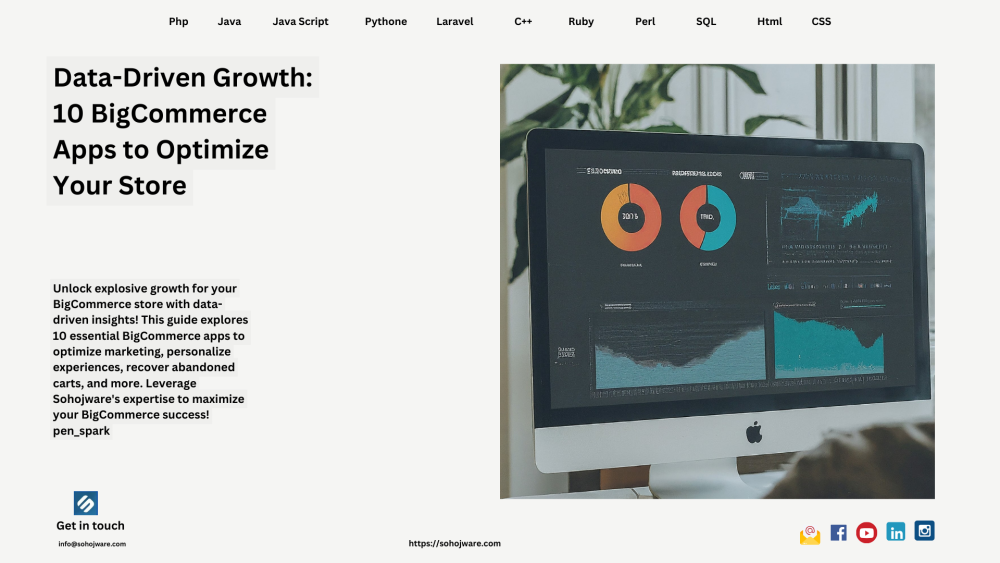 Data-Driven Growth: 10 BigCommerce Apps to Optimize Your Store - Sohojware