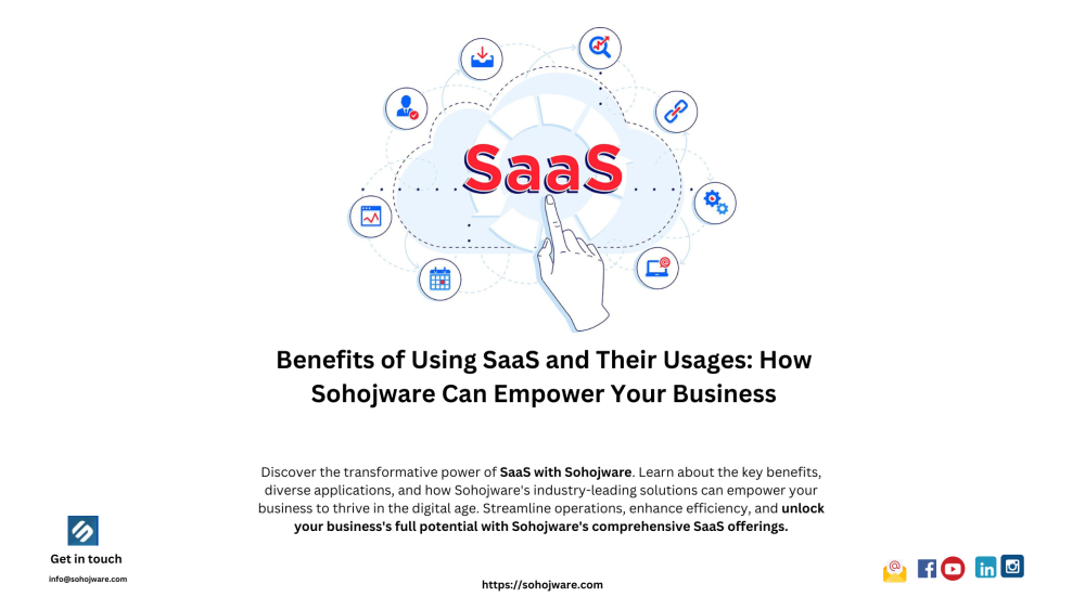 Benefits of Using SaaS and Their Usages: How Sohojware Can Empower Your Business