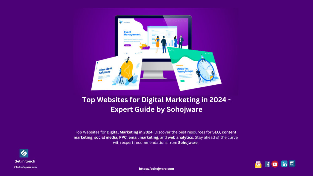 Top Websites for Digital Marketing in 2024 - Expert Guide by Sohojware