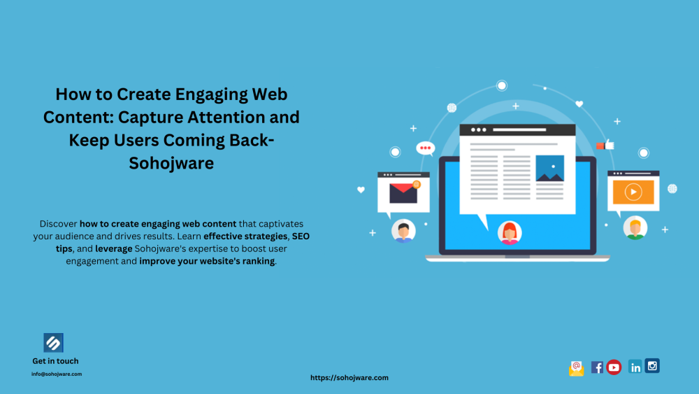 How to Create Engaging Web Content: Capture Attention and Keep Users Coming Back- Sohojware