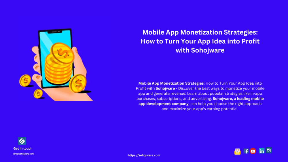 Mobile App Monetization Strategies: How to Turn Your App Idea into Profit with Sohojware